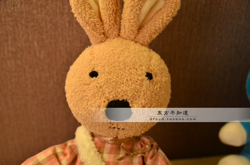 Ретро милая плюшевая игрушка, большой кролик, детская тряпичная кукла, подарок на день рождения