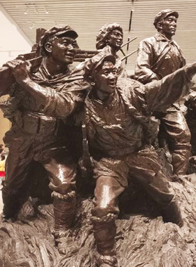 精雕宴玻璃钢铸铜展览馆