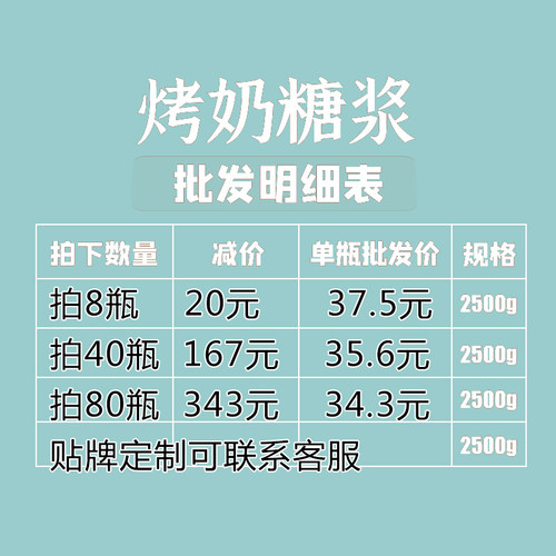 先辉益禾烤奶汁商用焦糖糖浆珍珠奶茶店专用原料红糖黑糖糖浆热饮 - 图2