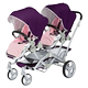 Kidskoalas twin stroller can sit and lie down