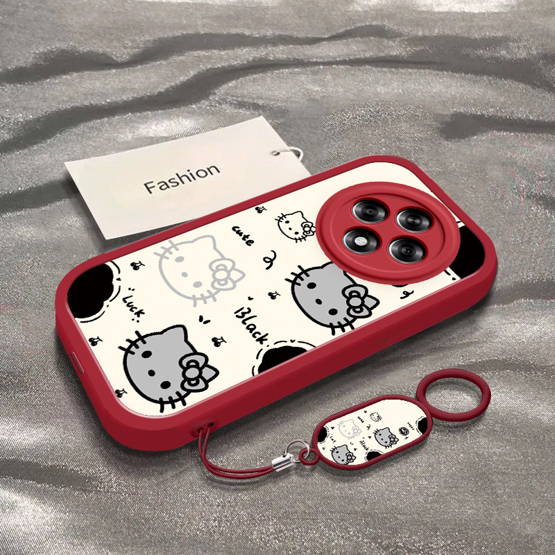Suitable for OPPOA3 mobile phone case A3Pro new 5G all-inclusive anti-fall PKA110 protective cover OPPOA3x men's and women's A3i simple cute energetic version black and white cat head special case