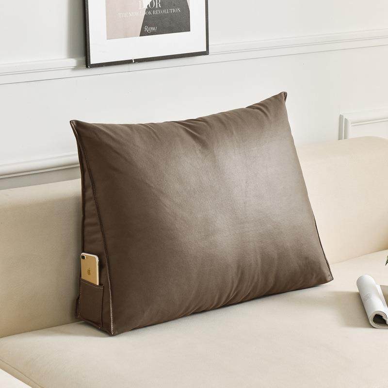 简约科技布三角沙发靠枕靠垫大靠背护腰垫背榻榻米软包客厅飘窗垫,淘宝优惠券,粉丝福利购,淘宝优惠卷