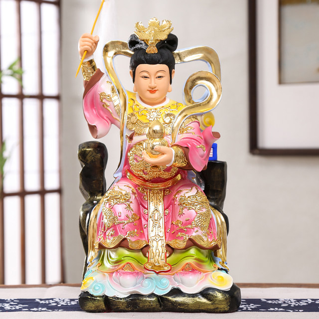 九天玄女神像九天圣母九天娘娘树脂佛像工艺品摆件12寸16寸19寸