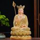 New Ksitigarbha Bodhisattva Buddha statue Ksitigarbha statue body real body home worship ornaments resin sand gold Ksitigarbha Buddha statue