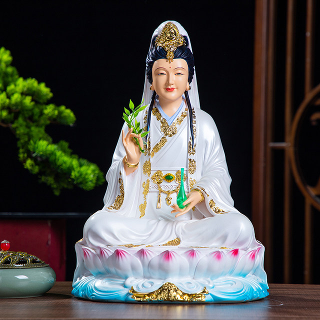 New Miaoshan Guanyin Bodhisattva resin Buddha statue