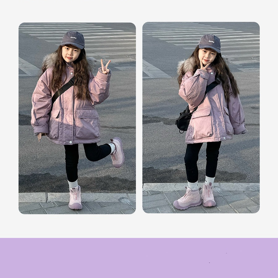 真皮女童雪地靴加绒棉靴2025冬款儿童宝宝短靴加厚大棉鞋公主鞋子,淘宝优惠券,粉丝福利购,淘宝优惠卷