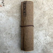 Antique character painting collection of  Rohan long curly portrait home decoration antique made of old  Rohan Buddha painting scroll