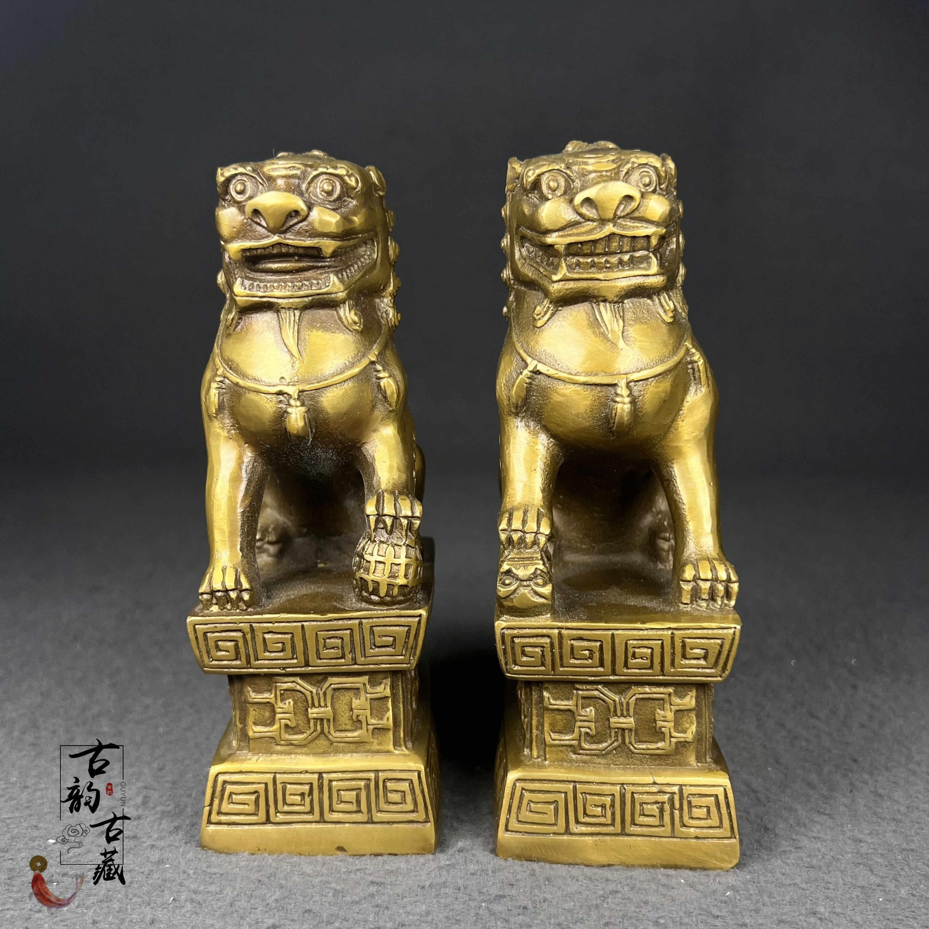 古董銅獅子擺件-新人首單立減十元-2022年10月|淘寶海外