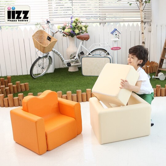 韩国IIZZ婴幼儿童宝宝沙发组合桌椅超人回来了三胞胎POPO小沙发