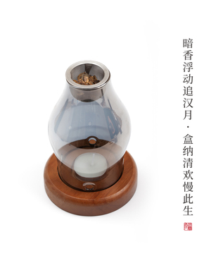 创意复古蜡烛香薰灯海南绿奇楠