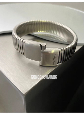 情侣钛钢韩版简约表带设计手镯