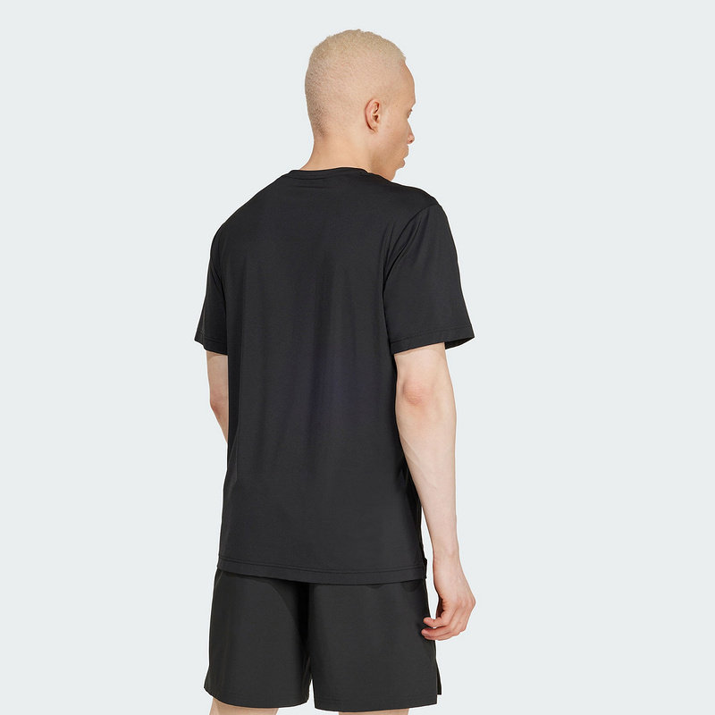 Adidas阿迪达斯男装夏季新款速干透气运动休闲短袖T恤JD0196-图0