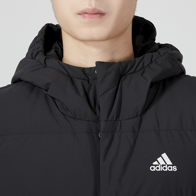 Adidas阿迪达斯羽绒上衣男装2022秋季新款运动休闲马甲背心HG6277