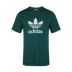 Adidas adidas clover 19 mùa thu nam mới giản dị áo thun cổ tròn tay ngắn CW0710 - Áo phông thể thao Áo phông thể thao