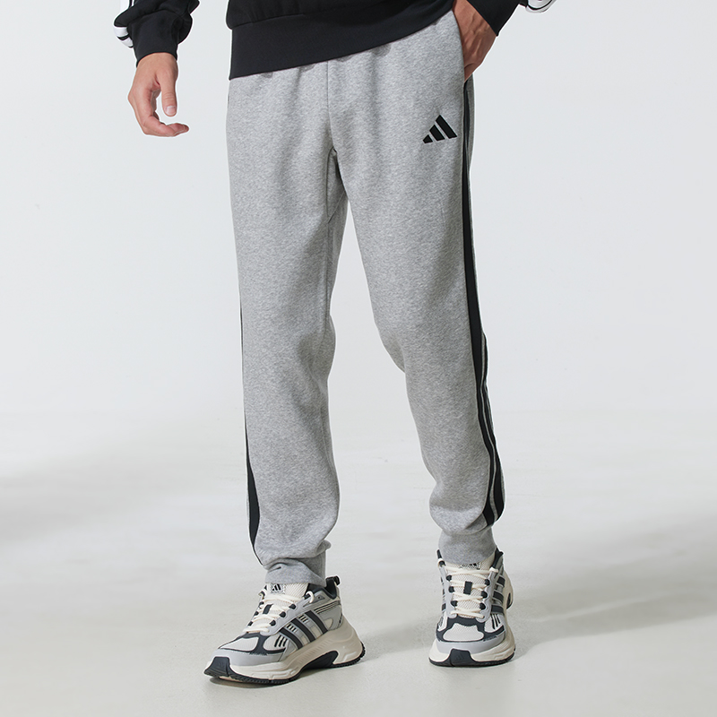 Adidas阿迪达斯男装2025冬季新款M 3S FL TC PT针织长裤JE6318 - 图0