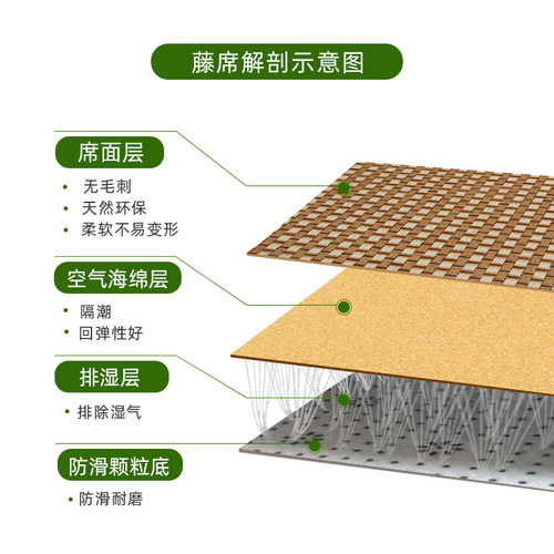 日式地毯客厅卧室茶几床垫子简约榻榻米地垫地铺垫夏季凉席爬行垫-图1