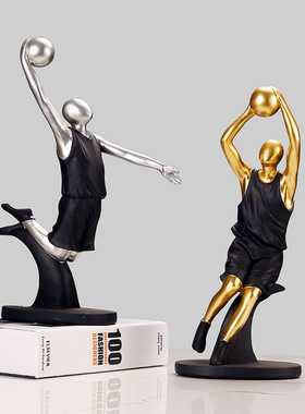 电视柜摆件桌面篮球运动员办公室装饰品客厅酒柜摆设乔迁新居摆设