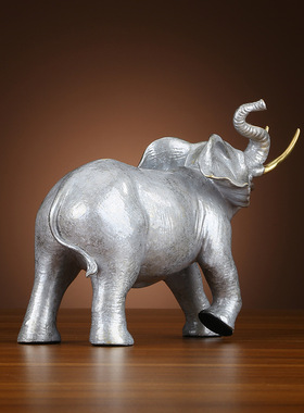 全铜大象摆件家居玄关客厅办公室装饰品摆设工艺新品摆件