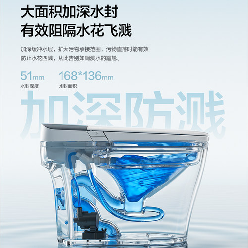 【政府补贴】箭牌轻智能马桶家用小户型感应翻盖冲水压加热坐便器 - 图0