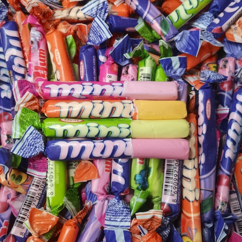 土耳其奶条糖原装进口tayas迷你奶条果汁糖果草莓樱桃苹果橙零食 - 图1