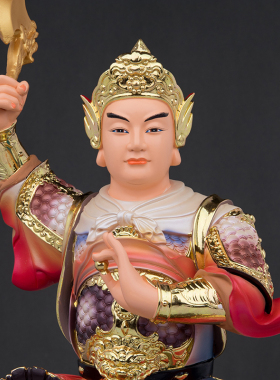 了凡居杨泗将军神像玉瓷树脂杨四爷水神镇江王爷平水明平浪王摆件