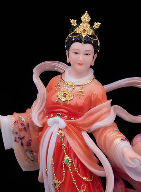 九尾狐神像摆件家用供奉