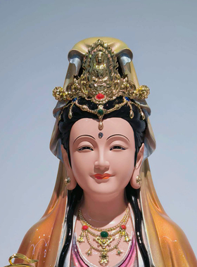 树脂观音佛像客厅供奉保平安