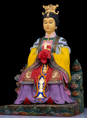 黄铜祝福家用泰山奶奶神像