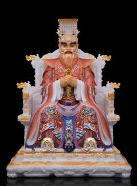 四海龙王神像汉白玉东南西北
