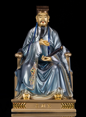 吕洞宾铜像全铜家用供奉中式