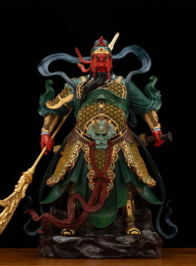 纯铜伽蓝韦陀菩萨佛像供奉摆件