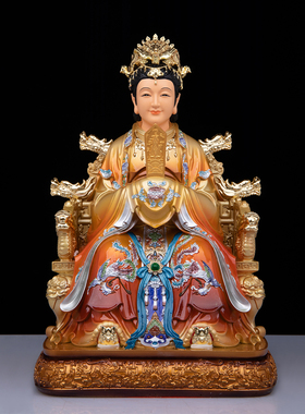 三霄娘娘神像树脂彩绘摆件