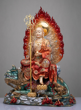家用地藏王菩萨黄铜祝福