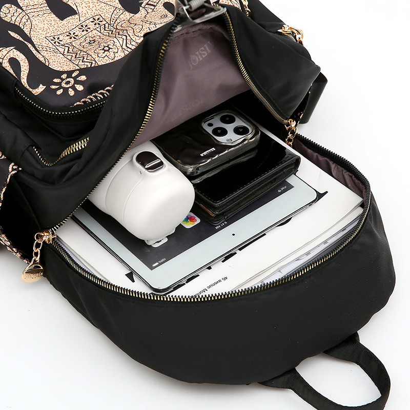 中老年人女士妈妈轻便印花大容量双肩包多层老人旅游旅行背包防水,淘宝优惠券,粉丝福利购,淘宝优惠卷