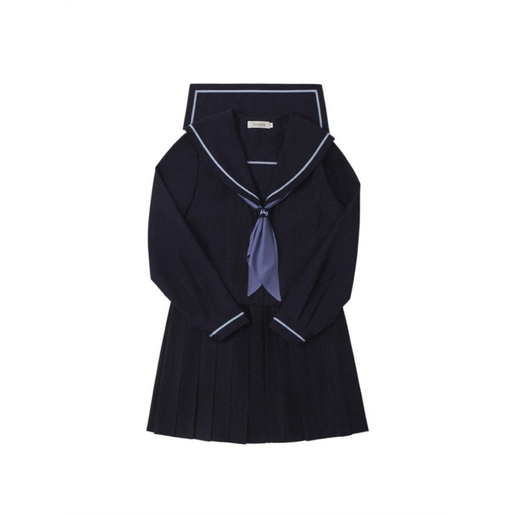 中牌制服馆明泉女子原创水手服中间服纯色裙JK制服秋季校园基础款,淘宝优惠券,粉丝福利购,淘宝优惠卷