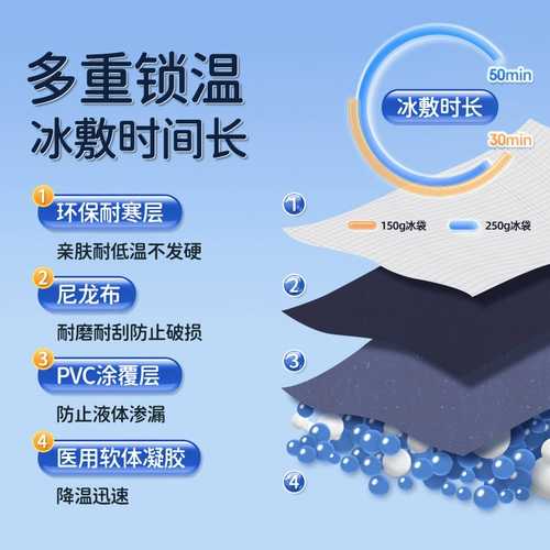 康梦达 Сумка для льда, спортивный холодный компресс, детский охлаждающий охлаждающий пластырь