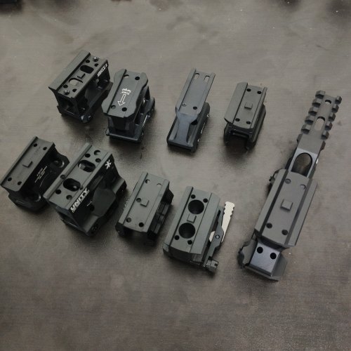 战术t2系列红点瞄具罗密欧r5增高支架bcm系列铝制金属导轨增高座 - 图1
