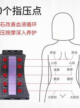 驼背睡觉正器腰椎枕头开