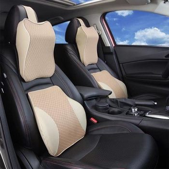 ເຫມາະສໍາລັບ Chery Tiggo 3 Tiggo 3x car seat cushion lumbar cushion backrest memory foam lumbar support lumbar support