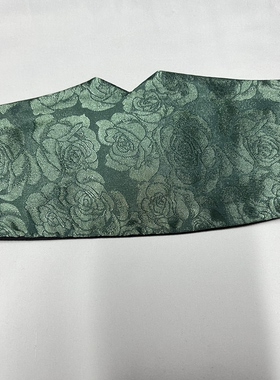 松紧腰玫瑰暗纹加衬腰封复古文艺汉服腰带时尚优雅连衣裙束腰多款