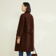 Daisha mid-length double-sided woolen coat