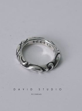 davidstudio925纯银情侣戒指