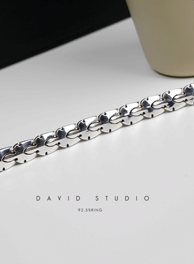 手链david全手工制细款火焰做旧