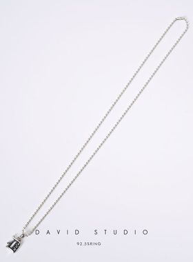 davidstudio925纯银哥特吊坠