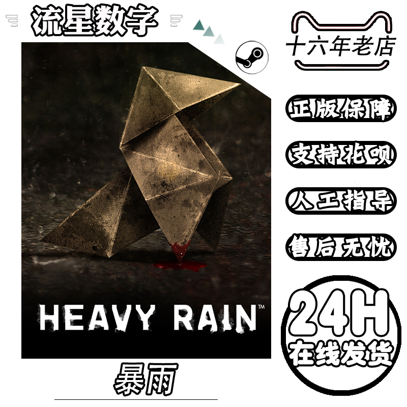 Steam正版国区KEY 暴雨  Heavy Rain 激活码 底特律变人 超凡双生 - 图3