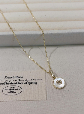 女士项链女夏季高级感吊坠锁骨链