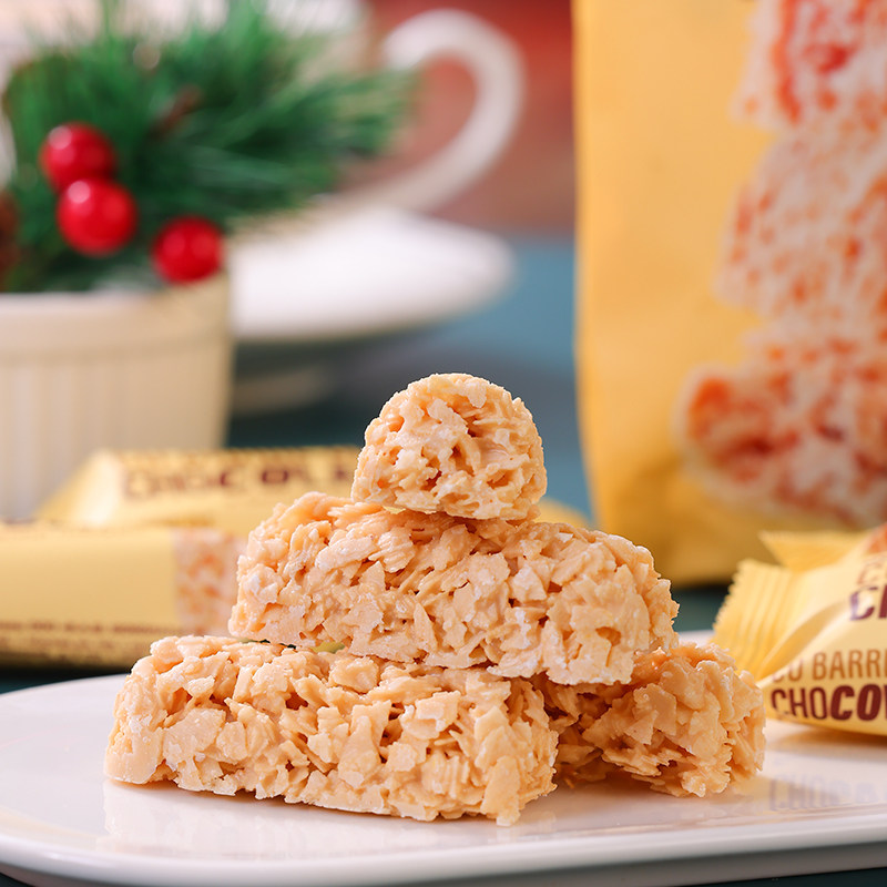 俄罗斯进口燕麦糖果粗粮牛奶谷物早餐棒休闲零食喜糖年货礼物200g,淘宝优惠券,粉丝福利购,淘宝优惠卷