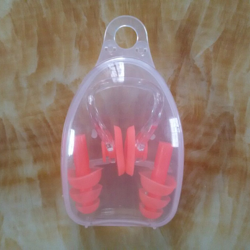 High Quality Waterproof Silicone Swimming Ear Plugs Nose Cli - 图2