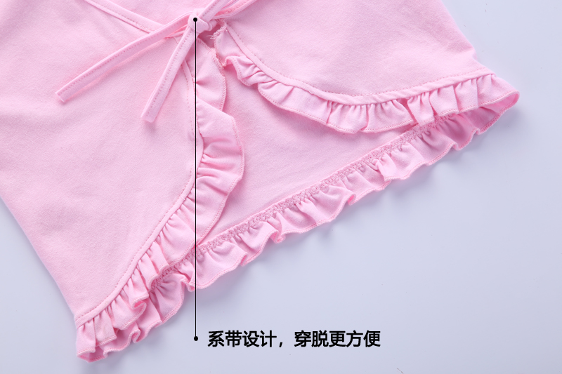 儿童舞蹈服披肩芭蕾舞练功服上衣纯棉长袖开衫外套女童跳舞衣外搭