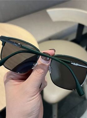 【男女同款】复古墨绿偏光太阳镜开车专用高级感遮阳眼镜潮墨镜